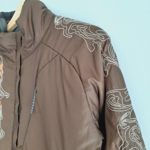 MOUNTAIN HARDWEAR Reversible Embroidered Primaloft Insulated Winter Jacket Sz M - Picture 5 of 16